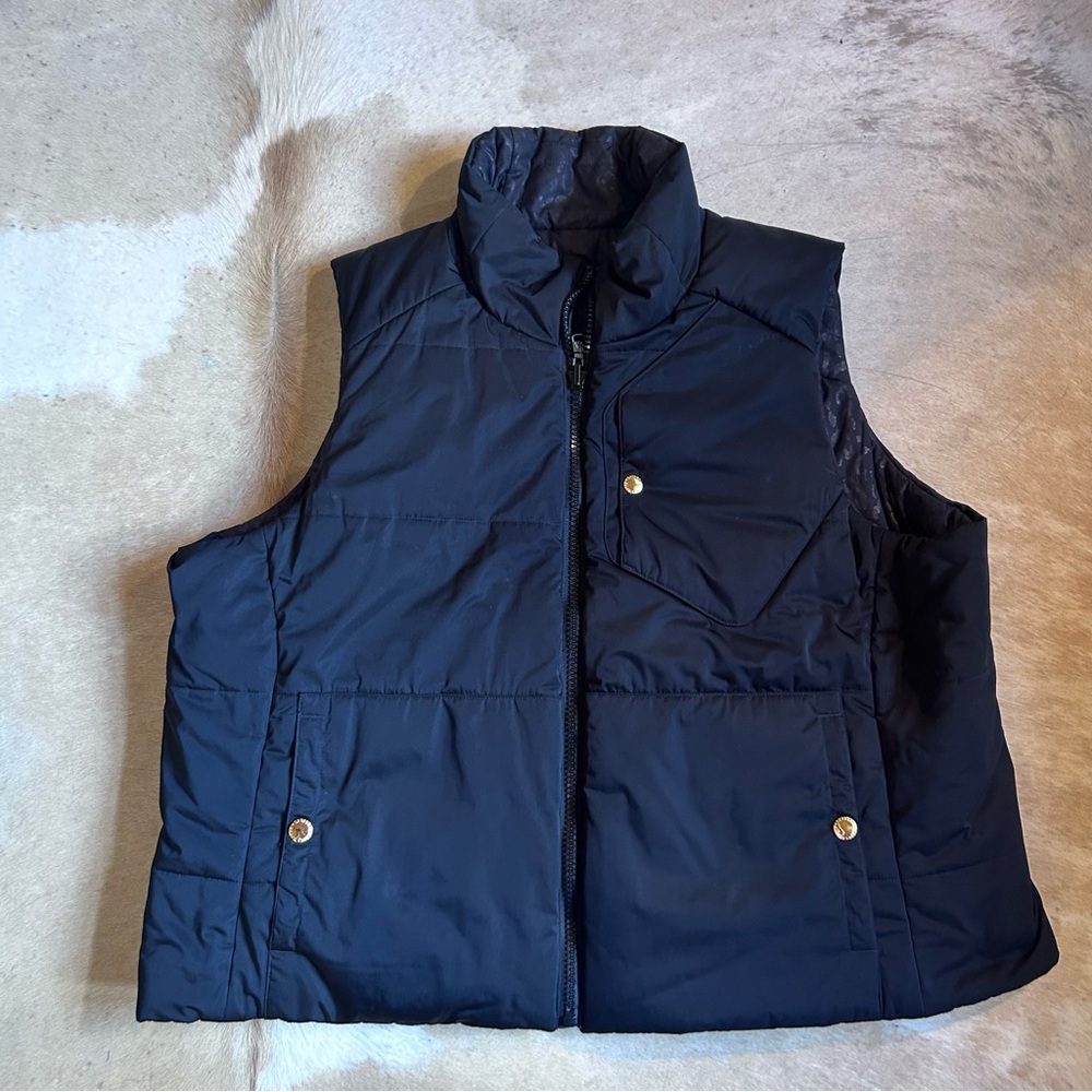 Ralph Lauren Black Reversible Puffer Vest - 3X